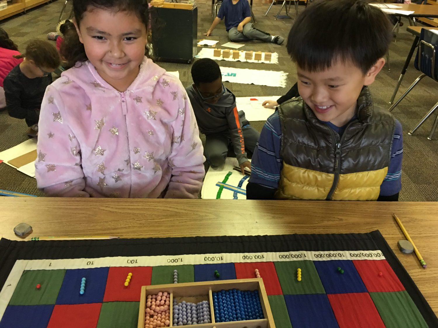 Lower Elementary - Intro to Checkerboard, The Montessori Academy of Arlington, Private School Arlington TX