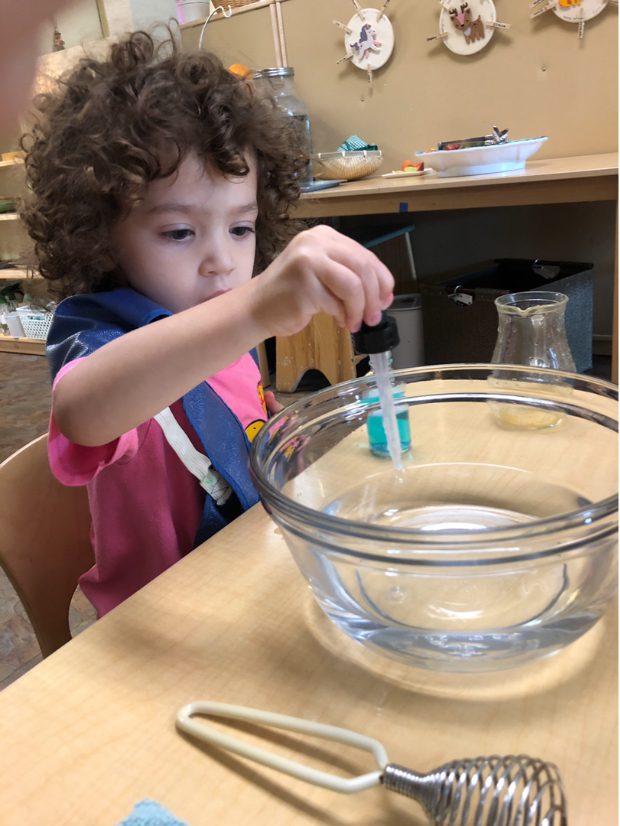 Early Childhood Bubble Whisking, The Montessori Academy of Arlington, Private School Arlington TX