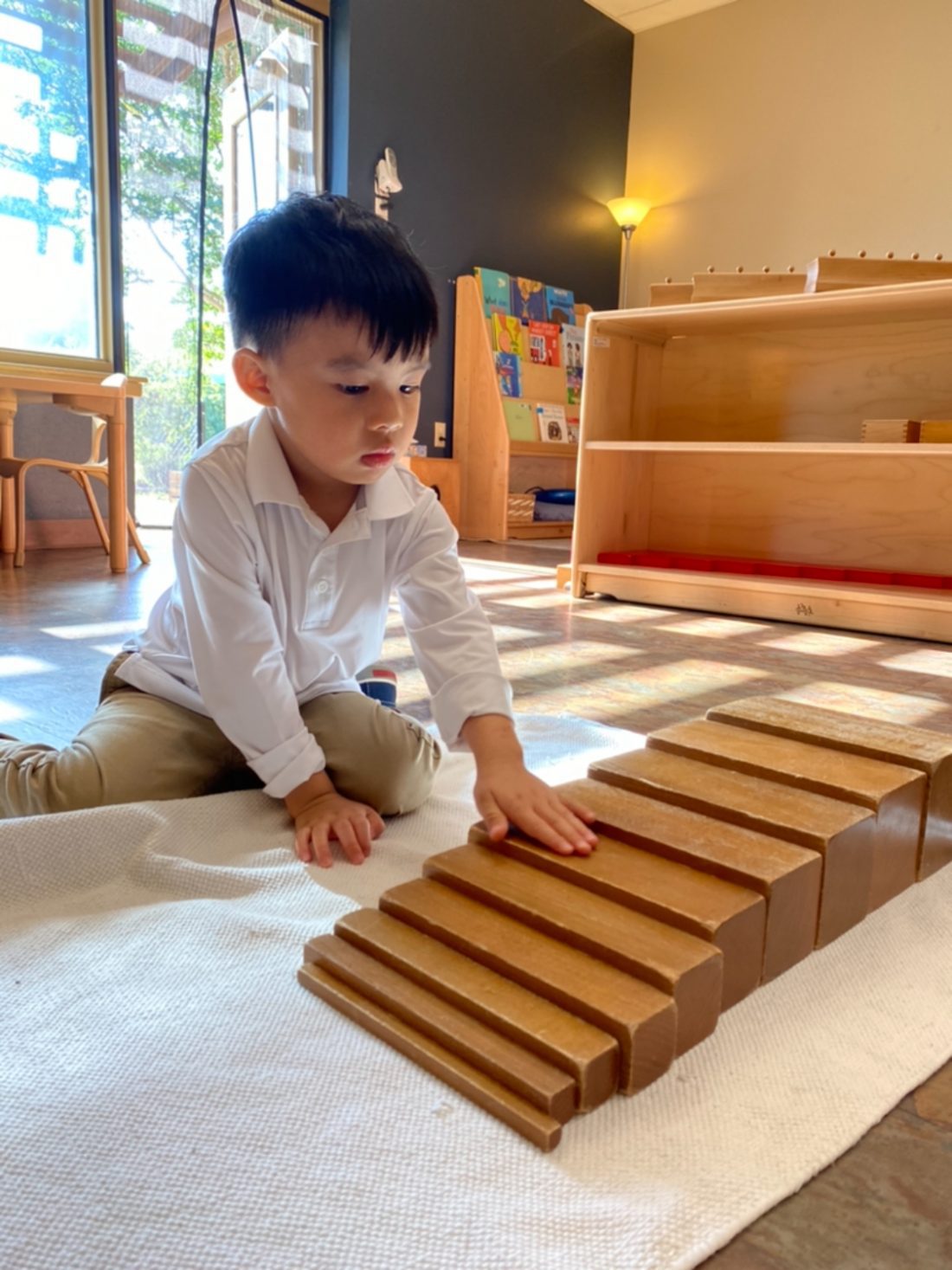 Early Childhood Broad Stair, The Montessori Academy of Arlington, Private School Arlington TX