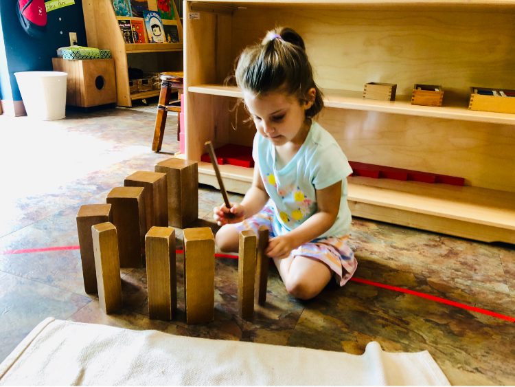 Early Childhood Broad Stair, The Montessori Academy of Arlington, Private School Arlington TX