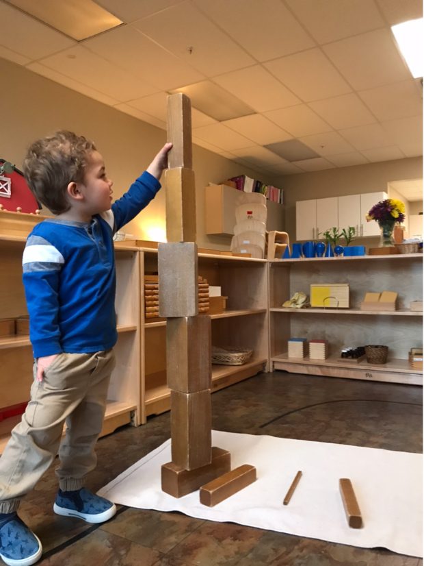 Early Childhood Broad Stair, The Montessori Academy of Arlington, Private School Arlington TX