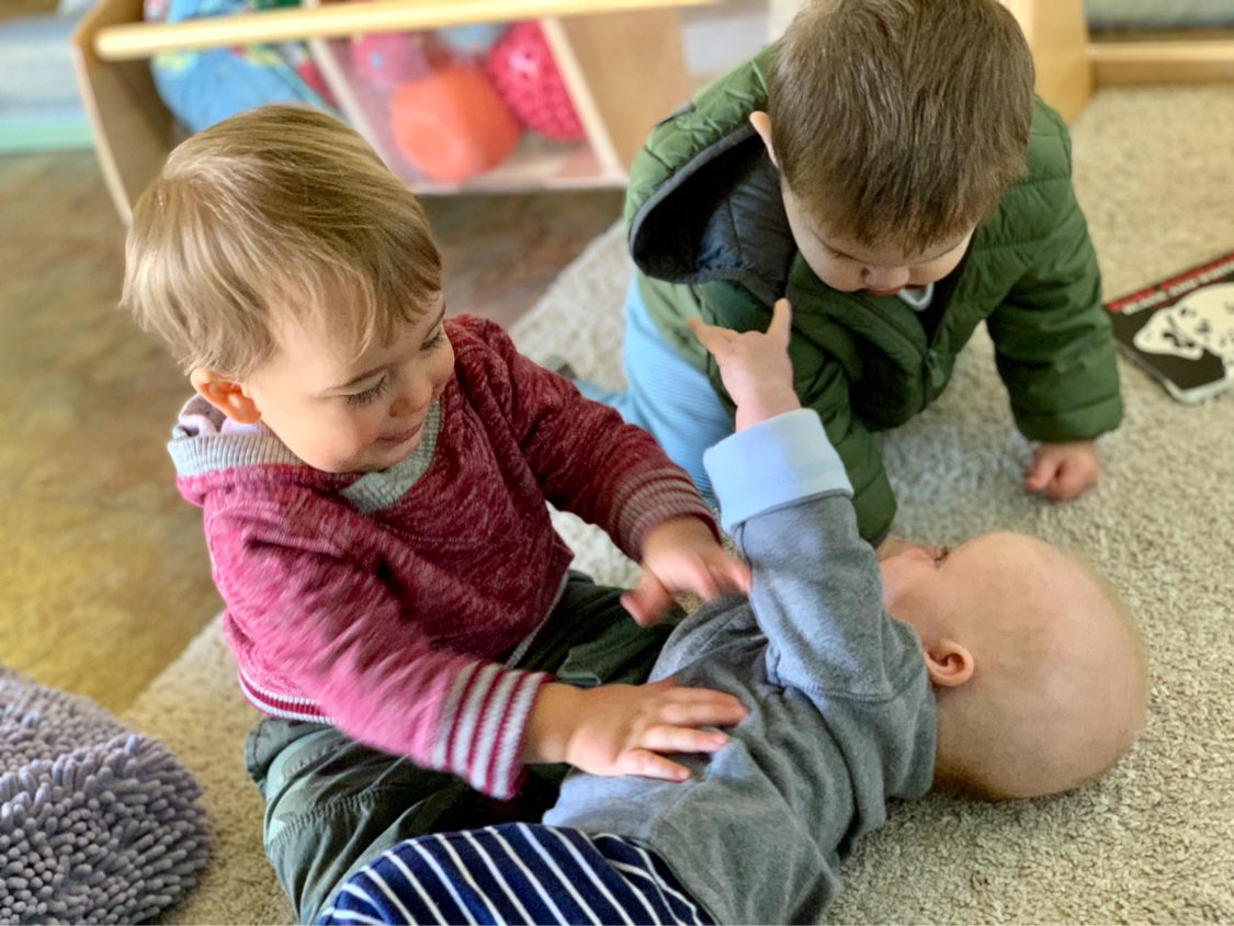 Infant Peer Interactions, The Montessori Academy of Arlington, Private School Arlington TX