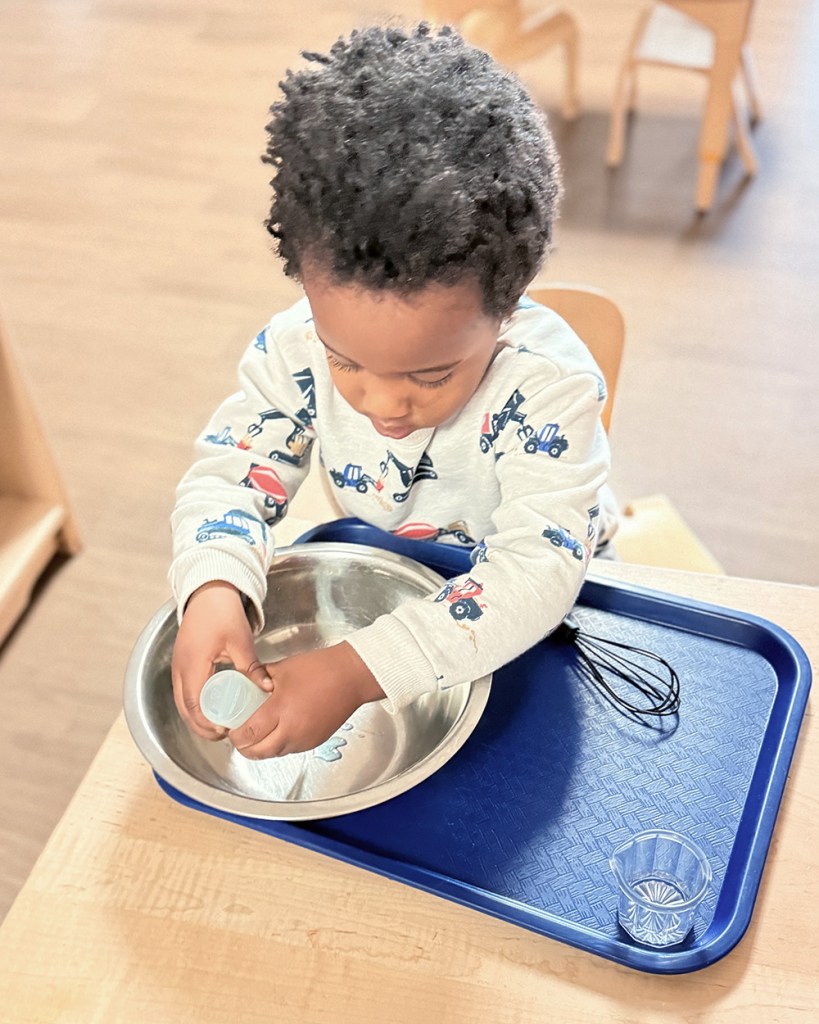 Toddler Bubble Whisking